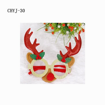 Нови очила за коледна украса Коледен подарък Празнично парти Творческа рамка за очила Консумативи за украса за коледно парти