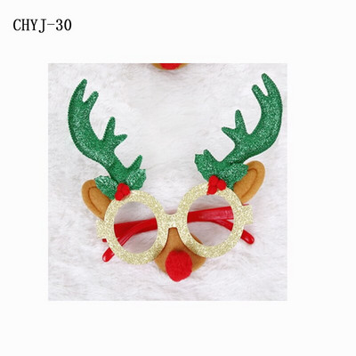 Нови очила за коледна украса Коледен подарък Празнично парти Творческа рамка за очила Консумативи за украса за коледно парти