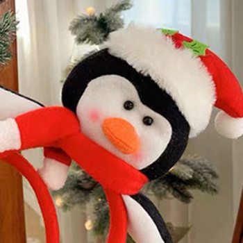 1 τεμ Χριστουγεννιάτικα Αξεσουάρ Μαλλιών Αξεσουάρ Ελαφιών για Παιδιά Προσφορές Χριστουγεννιάτικου πάρτι για ενήλικες Santa Xmas Hair Band clasp Headwear