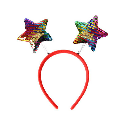 Χριστουγεννιάτικη διακόσμηση Κινούμενα σχέδια Κόκκινη κορδέλα για τα μαλλιά Άγιος Βασίλης Χιονάνθρωπος Κέρατα Κέρατα Κεφαλόδεσμος για ενήλικες Παιδικά Δώρα Καλά Χριστουγεννιάτικη διακόσμηση