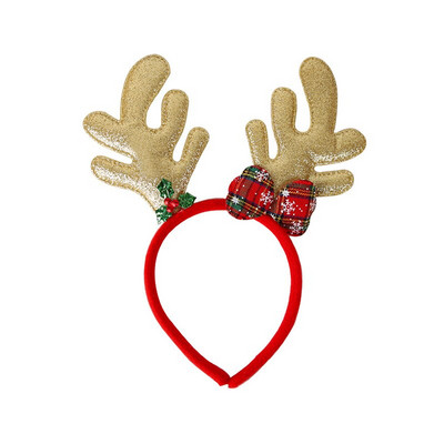 Χριστουγεννιάτικη διακόσμηση Κινούμενα σχέδια Κόκκινη κορδέλα για τα μαλλιά Άγιος Βασίλης Χιονάνθρωπος Κέρατα Κέρατα Κεφαλόδεσμος για ενήλικες Παιδικά Δώρα Καλά Χριστουγεννιάτικη διακόσμηση