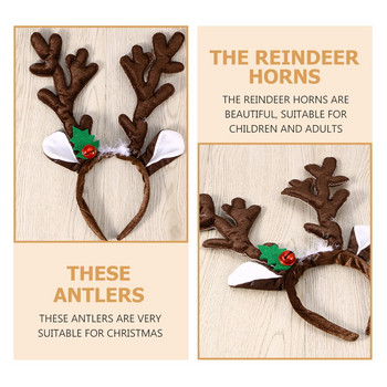 Headband Antler Christmas Reindeer Antlers Deer Headbandshair Hairband Γυναικεία Αξεσουάρ κεφαλόδεσμος Κοστούμια Διακόσμηση για πάρτι