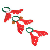 Jõulud Reindeer Deer Antlers Headbrand Hair Band Xmas Fancy Kleit Aksessuaarid