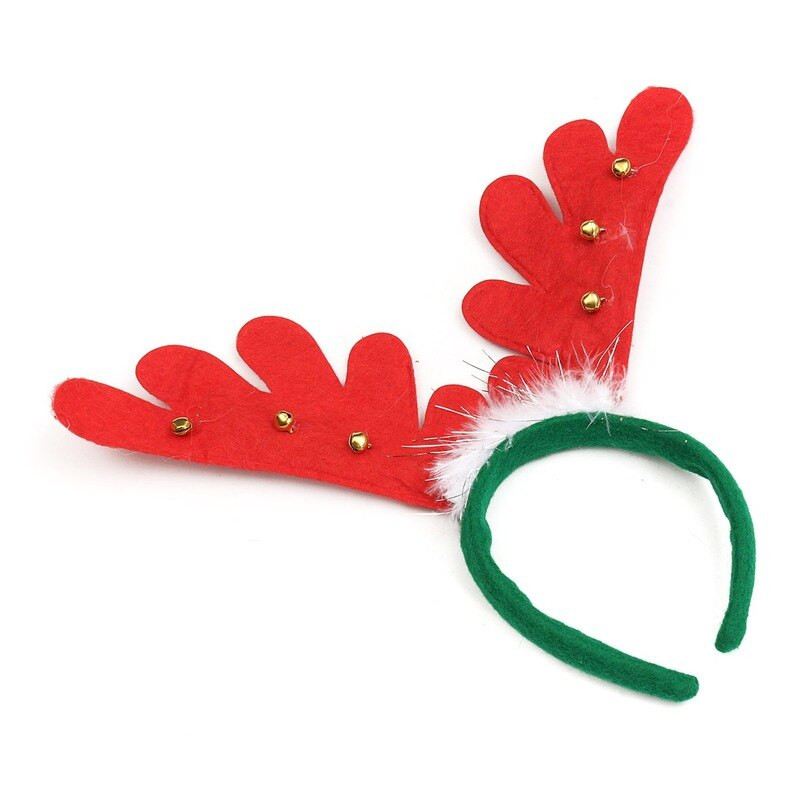 Jõulud Reindeer Deer Antlers Headbrand Hair Band Xmas Fancy Kleit Aksessuaarid