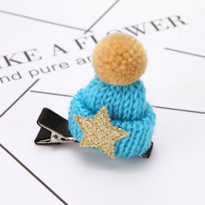 1 TK jõulujuuksenõela kaunistus, väike müts, juukseklamber, villase peaga pandlaga peakatte aksessuaar tüdrukutele ja lastele pühadepeo kaunistamiseks