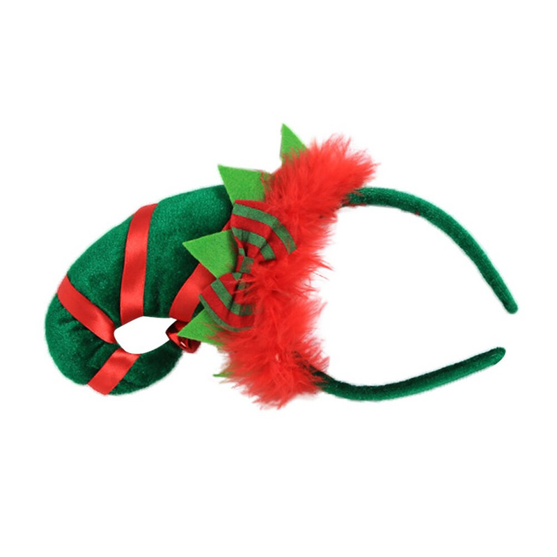 Päkapikumüts jõulud Juuksepael Peapael Mütsid Kostüüm Jõuluvana Unisex Peakate Jingle Bells Kõrva Juukserõngas