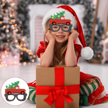 Ντελικάτο μακράς διαρκείας Lovely Santa Claus Xmas Tree Elk Γυαλιά Σκελετός για Χριστουγεννιάτικα Xmas Glasses Xmas Eyeglasses