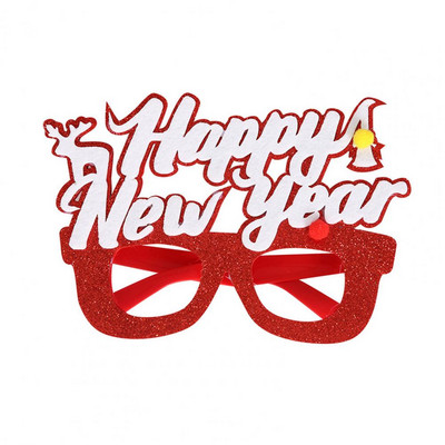 Delicat de lungă durată, încântător, Moș Crăciun, Pomul de Crăciun, Cadru de ochelari de elan pentru Crăciun Ochelari de vedere de Crăciun Ochelari de Crăciun