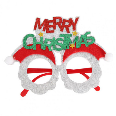 Delicat de lungă durată, încântător, Moș Crăciun, Pomul de Crăciun, Cadru de ochelari de elan pentru Crăciun Ochelari de vedere de Crăciun Ochelari de Crăciun