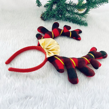 Χριστουγεννιάτικη λωρίδα χριστουγεννιάτικη λωρίδα στολίδι για τα μαλλιά Ενήλικες Παιδιά Ντύσιμο Κόκκινο Ελάφι Κέρατο Κουνέλι Παπιγιόν Δώρα Δωρεάν αποστολή
