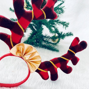 Χριστουγεννιάτικη λωρίδα χριστουγεννιάτικη λωρίδα στολίδι για τα μαλλιά Ενήλικες Παιδιά Ντύσιμο Κόκκινο Ελάφι Κέρατο Κουνέλι Παπιγιόν Δώρα Δωρεάν αποστολή