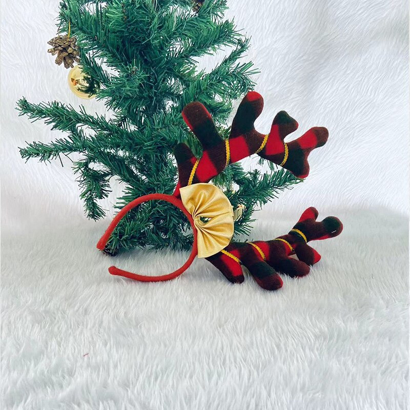 Χριστουγεννιάτικη λωρίδα χριστουγεννιάτικη λωρίδα στολίδι για τα μαλλιά Ενήλικες Παιδιά Ντύσιμο Κόκκινο Ελάφι Κέρατο Κουνέλι Παπιγιόν Δώρα Δωρεάν αποστολή