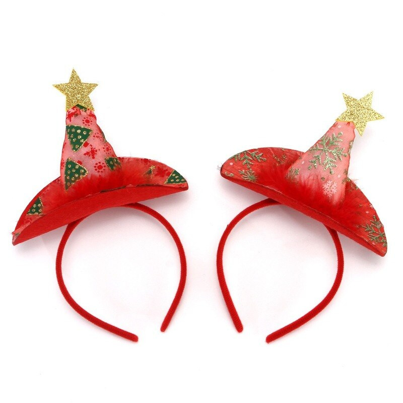 LED svjetla Sjajuće crveno perje Šeširi Trake za glavu Pokrivala za glavu Lopta za zabavu Dijete Odrasli Dekoracije Božić Rođendan Vjenčanje