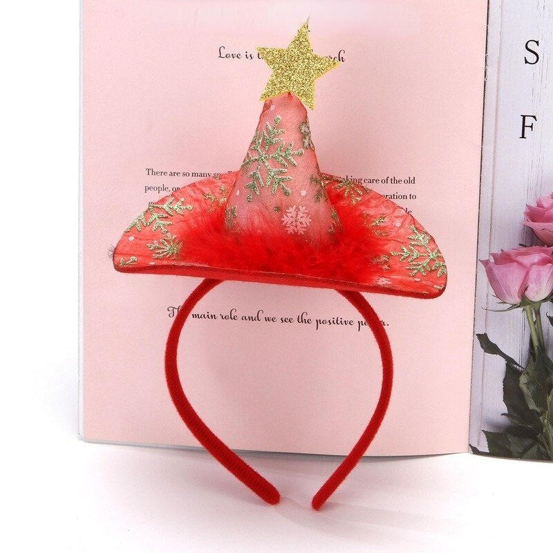 LED svjetla Sjajuće crveno perje Šeširi Trake za glavu Pokrivala za glavu Lopta za zabavu Dijete Odrasli Dekoracije Božić Rođendan Vjenčanje