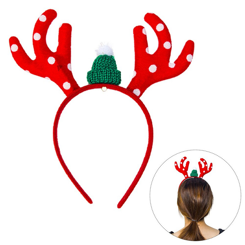 За деца Възрастни Коледна лента за глава Плат Оформяне на дома Преносим парти декор Cosplay Подарък Фестивали Издръжливи аксесоари за коса