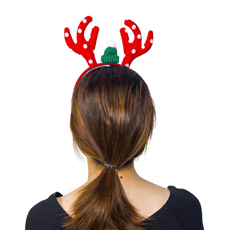 За деца Възрастни Коледна лента за глава Плат Оформяне на дома Преносим парти декор Cosplay Подарък Фестивали Издръжливи аксесоари за коса
