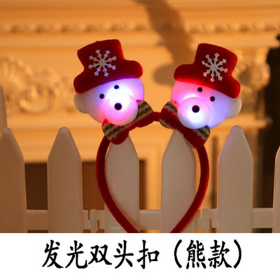 Jõulupeapaelad lastele Täiskasvanutele Jõuluvana Põdrasarved Peapael lastele Päkapikukõrvad Juuksepaelad Kingitustarvikud 2023 Led-tuledega