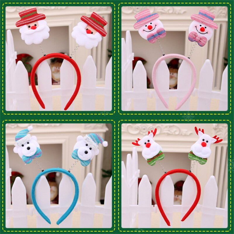 Jõulupeapaelad lastele Täiskasvanutele Jõuluvana Põdrasarved Peapael lastele Päkapikukõrvad Juuksepaelad Kingitustarvikud 2023 Led-tuledega