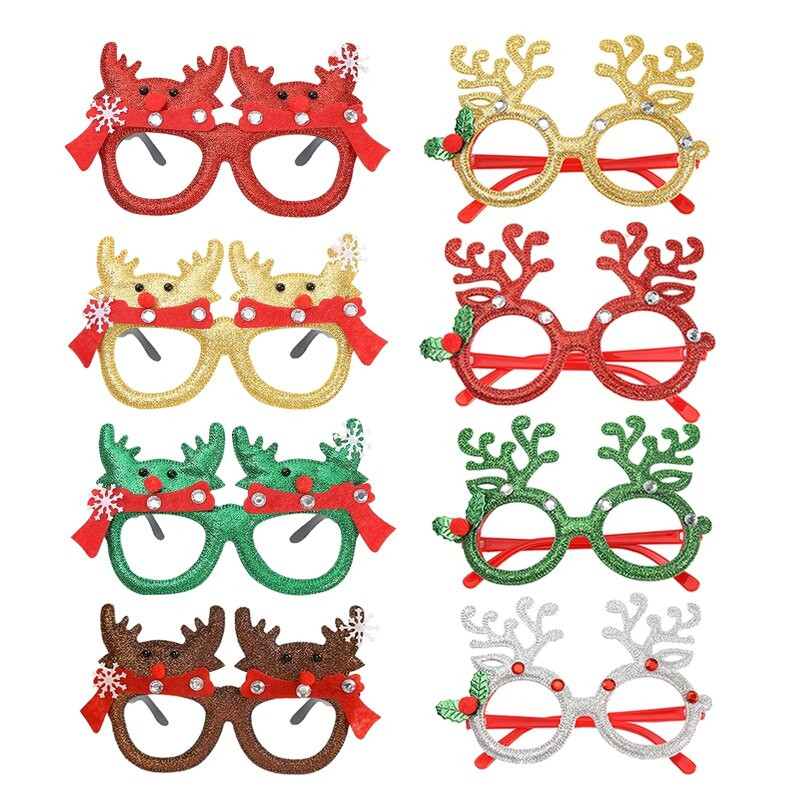 Armsad multifilmid, lausriidest jõulupidu, naljakad prillid lastele, naised, mehed, jõuluvana jõulupuu 2023 uusaasta kingitus