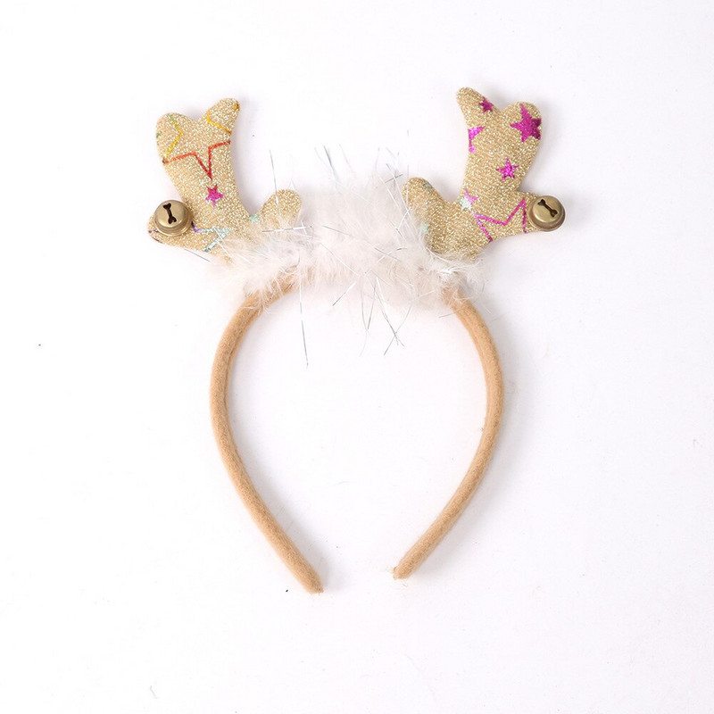 Põhjapõdrasarvede peapaelad, jõulud naistele, sarvede juuste aksessuaarid Halloweeni päkapikupeapaelad, peoteened