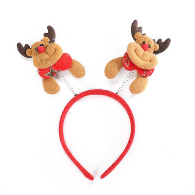 Božićna traka za glavu Božićna crtana traka za glavu Božićna kopča za glavu Božićni ukrasi Trake za glavu sa šeširom sobova Djeda Božićnjaka