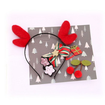 Χριστουγεννιάτικες κορδέλες κεφαλής για γυναίκες / κορίτσια Χριστουγεννιάτικες κορδέλες κεφαλής κεφαλής ταράνδου Antler / Fun Xmas Tree & Antlers Headgear