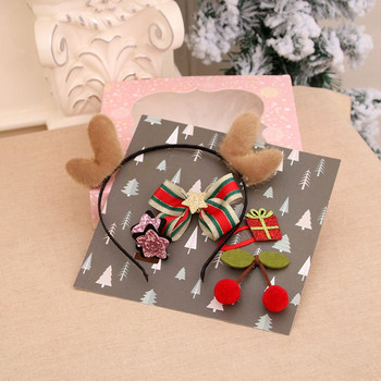 Χριστουγεννιάτικες κορδέλες κεφαλής για γυναίκες / κορίτσια Χριστουγεννιάτικες κορδέλες κεφαλής κεφαλής ταράνδου Antler / Fun Xmas Tree & Antlers Headgear