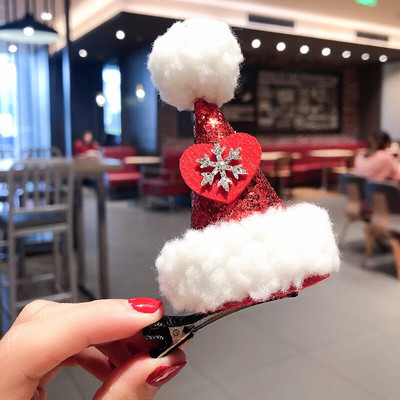 Armsad täiskasvanud lapsed jõulukaunistus Juuksenõel Armas põdrasarvest peakate Juuksenõel Müts Juuksepael Juukseaksessuaarid Kleit