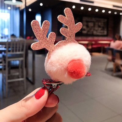 Armsad täiskasvanud lapsed jõulukaunistus Juuksenõel Armas põdrasarvest peakate Juuksenõel Müts Juuksepael Juukseaksessuaarid Kleit