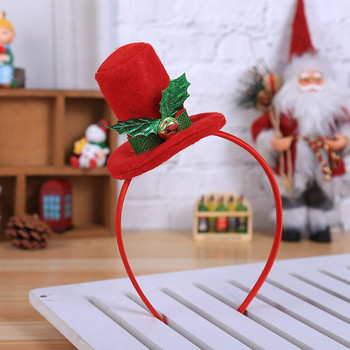 Χριστουγεννιάτικο στεφάνι κεφαλής με κορδόνια Santa Tree Elk Antlers Hairband Kid Adults Reindeer Elf Ears Headwear Christmas Happy New Gift Prop