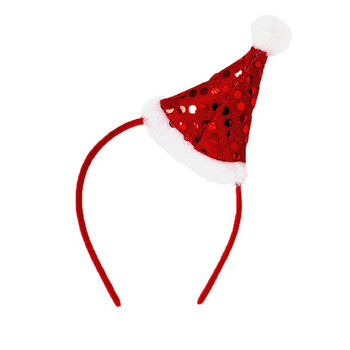 Καπέλο Κεφαλόδεσμο Χριστουγεννιάτικο πάρτι Μαλλιά με στεφάνη φανταχτερό φόρεμα Santacone Holiday