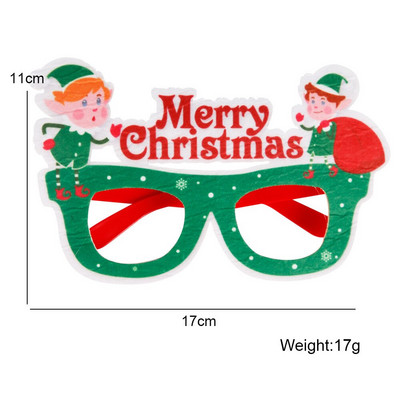 Jõulukaunistused 2023. aasta jõuluprillide raam Jõuluvana lumememme prillid Täiskasvanutele Lastele Jõulukingid 2023. aasta jõulukaunistus 2023. aasta uusaasta kingitus