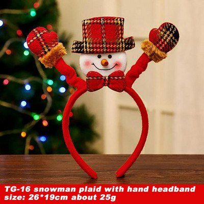 Bentite de Crăciun Decoratiuni Pentru Copii Moș Crăciun Elk Antlers Bentita pentru copii Copii Navidad Noel Anul Nou 2023 Accesorii pentru păr