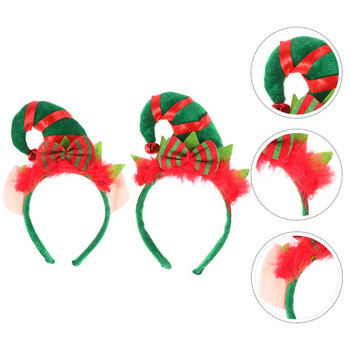 Χριστουγεννιάτικο Ξωτικό Headband Hair Καπέλο Hoopheadbandscosplay Party Αξεσουάρ Halloween Γυναικεία Στολή κεφαλής Headpiece Hairband