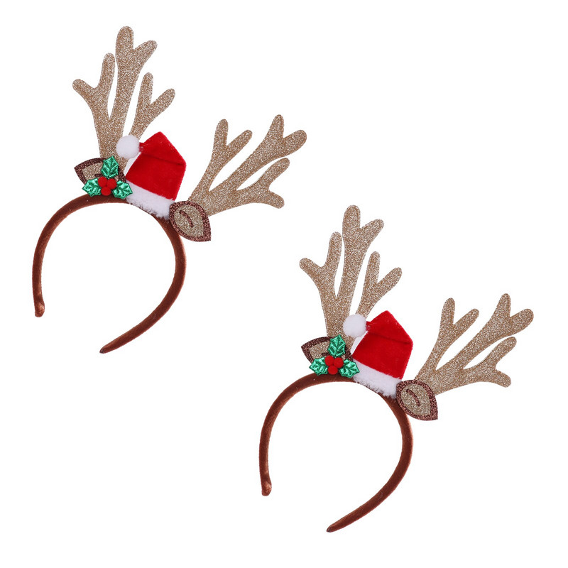 Božićna traka za glavu Sob Božićno drvce Pokrivalo za glavu Traka za kosu Ukrasi Dječji božićni kostim Zabava Nova godina Navidad 2023. dar