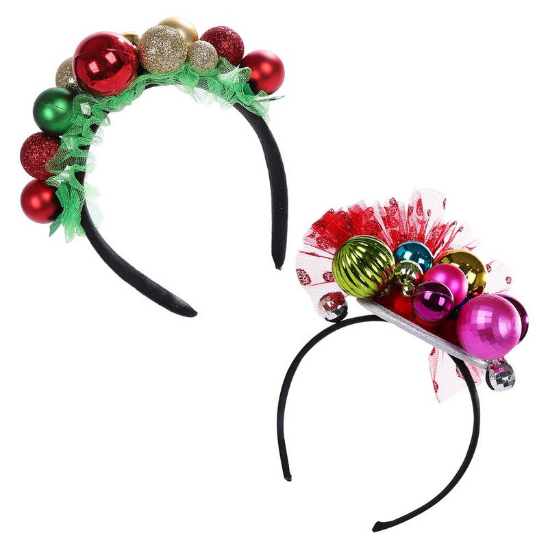 Božićna traka za kosu Obruči Blagdanska traka za kosu Ukrasno zvono Lijepo festivalska traka za glavu Zimske trake Cosplay Kopča za maturalnu