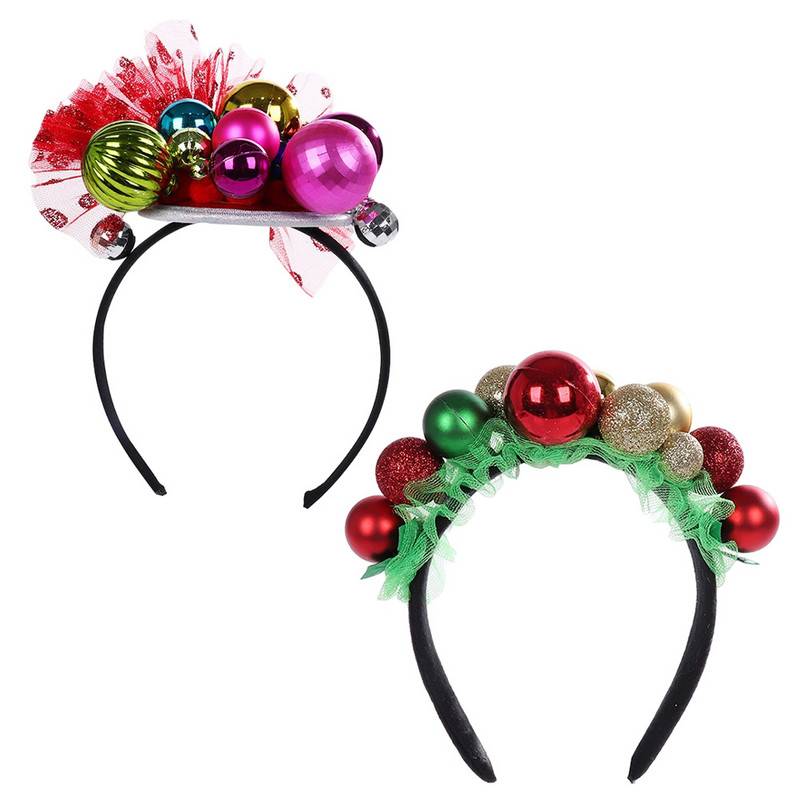 Božićna traka za kosu Obruči Blagdanska traka za kosu Ukrasno zvono Lijepo festivalska traka za glavu Zimske trake Cosplay Kopča za maturalnu