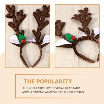 Headband Antler Christmas Reindeer Antlers Deer Headbandshair Hairband Γυναικεία Αξεσουάρ κεφαλόδεσμος Κοστούμια Διακόσμηση για πάρτι