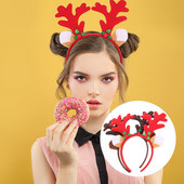 Crăciun ren bentiță coarne de păr Căprioare capul capului căprioară pălării pentru copac pentru petrecere copii femei urechi bentite accesorii pălărie