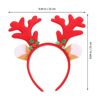 Χριστουγεννιάτικο Τάρανδος Κεφαλόδεσμος Κέρατο Μαλλιά Ελάφια Καπέλα Κεφαλής Παιδικά Γυναικεία Αυτιά Κεφαλοδέτες Καπέλο Προμήθειες
