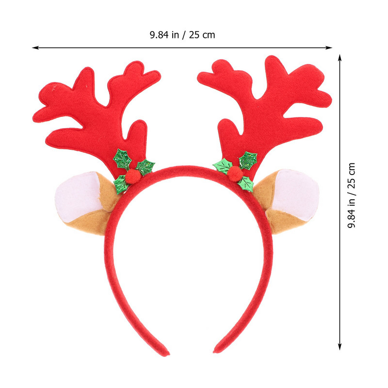 Crăciun ren bentiță coarne de păr Căprioare capul capului căprioară pălării pentru copac pentru petrecere copii femei urechi bentite accesorii pălărie