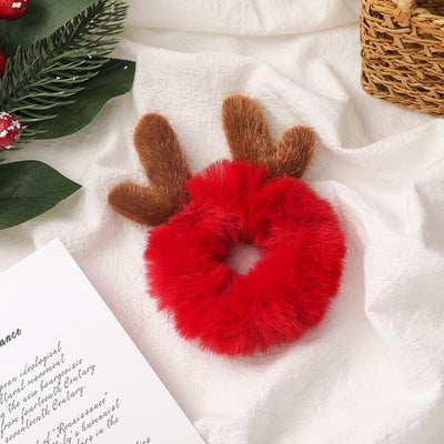 Božićna traka za glavu Sobovi rogovi Cvijet od roga Traka za kosu Kopča Pokrivala za glavu za djecu, odrasle Nova godina Navidad Party Noć vještica Cosplay