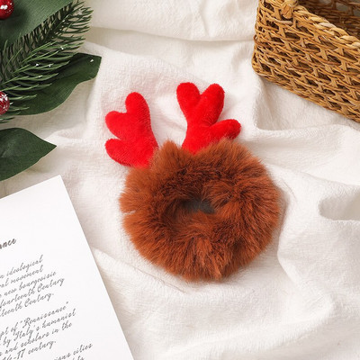 Božićna traka za glavu Sobovi rogovi Cvijet od roga Traka za kosu Kopča Pokrivala za glavu za djecu, odrasle Nova godina Navidad Party Noć vještica Cosplay