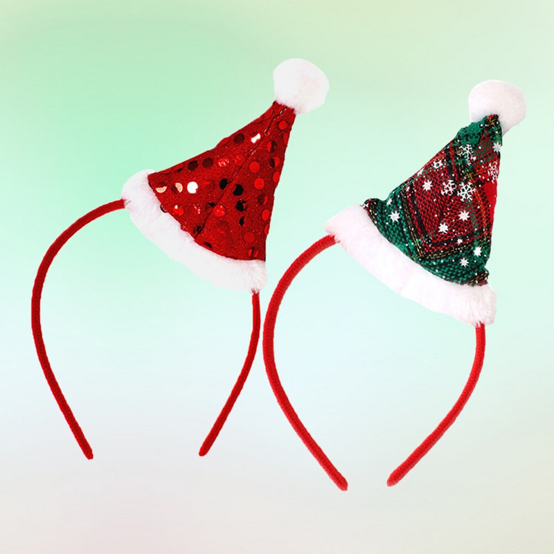 Müts Peapael Jõulupidu Juukserõngas Pea Fancy Kleit Mini Santacone Holiday 