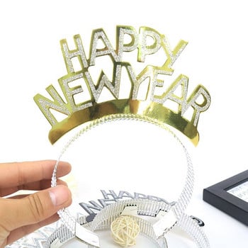 2023 Happy New Year Headbands Προμήθειες για πάρτι Πρωτοχρονιάτικες διακοσμήσεις Χριστουγεννιάτικα καλύμματα κεφαλής Πρωτοχρονιάτικα δώρα για πάρτι Κλιπ μαλλιών