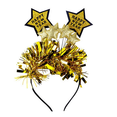 Aasta Head uut aastat Kaunistus Uus 2023. Täiskasvanutele mõeldud laste peapael, õhtupeo fotorekvisiidid jõuludeks uusaastapidu soosib juukserõngast