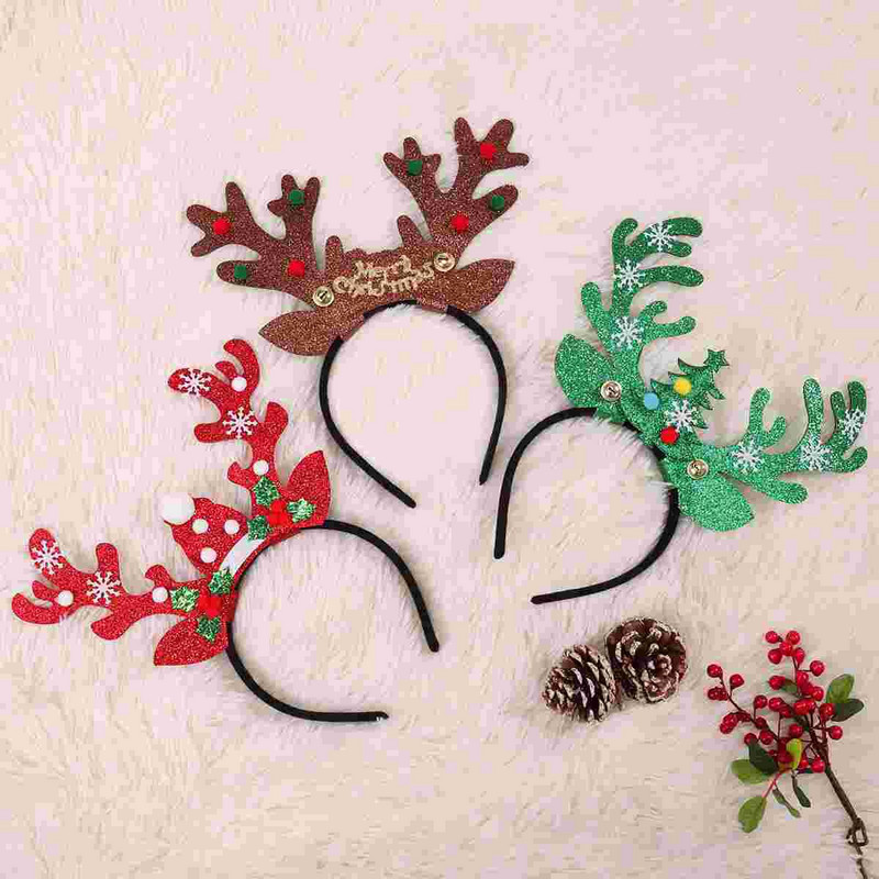 Božićna traka za glavu od 6 komada. Nježni, jedinstveni modni ukras za glavu od roga za bankete