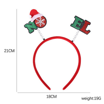 Božićne trake za glavu i okviri za naočale Razni dizajni za božićne potrepštine i poklone za zabavu