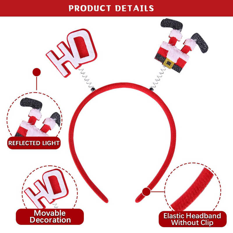 Božićne trake za glavu i okviri za naočale Razni dizajni za božićne potrepštine i poklone za zabavu
