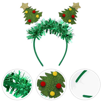 Χριστουγεννιάτικο δέντρο κορδέλες για τα μαλλιά Hair Party Hairband Headdress Festival Headpiece Tiara Νέο δώρο Παιδική γιορτινή στολή